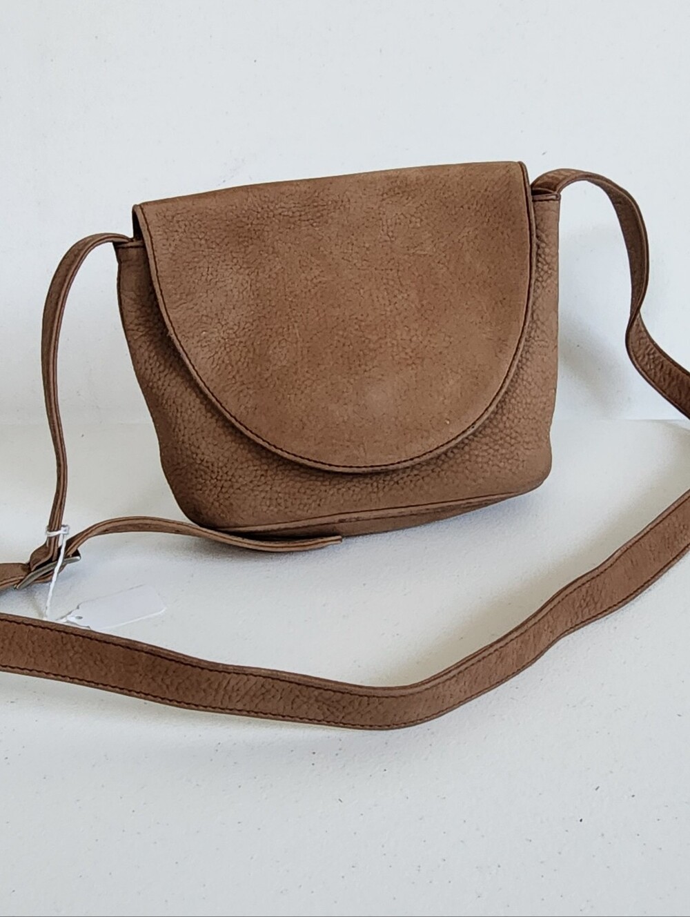Classic Brown Crossbody Saddle Bag - Unbranded